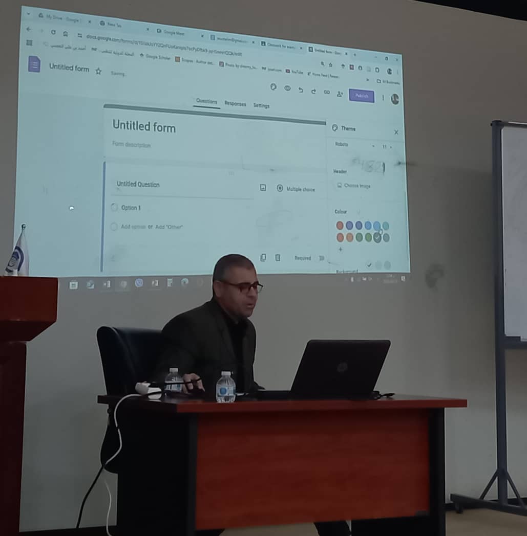 ورشة عمل بعنوان: التعريف بحزمة برمجيات Google